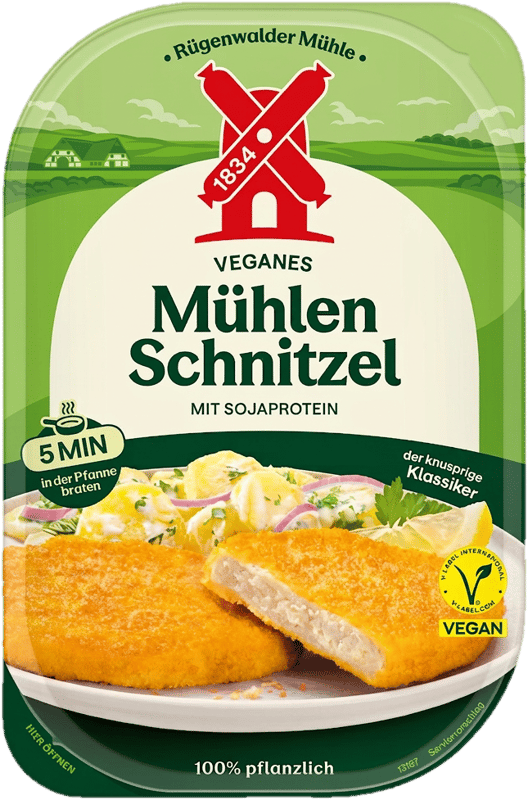 Rügenwalder Mühle Veganes Mühlen Schnitzel VEGAN