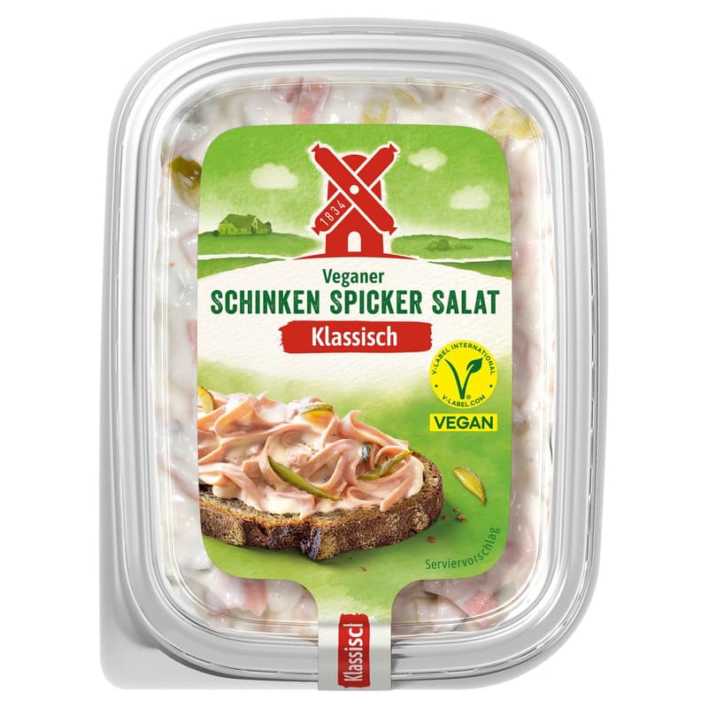 Rügenwalder Mühle Schinken Spicker Salat VEGAN