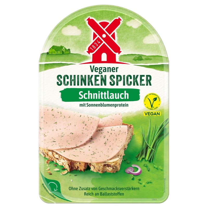 Rügenwalder Mühle Vegan Ham Spickers Chives