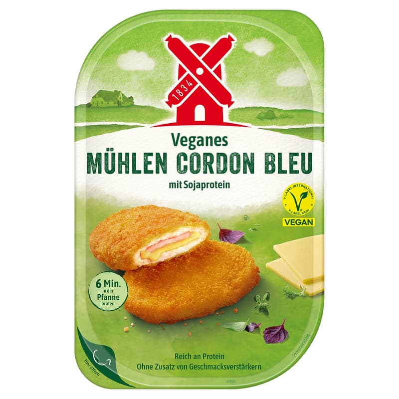 Rügenwalder Mühle Vegan Grinder Cordon Bleu