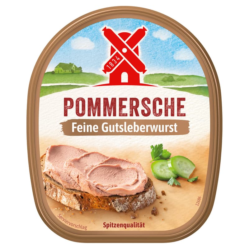 Rügenwalder Mühle Pommersche Gutsleberwurst fein