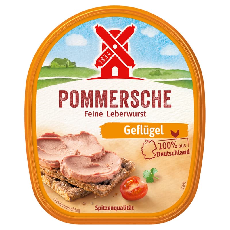 Rügenwalder Mühle Pommersche feine Geflügelleberwurst