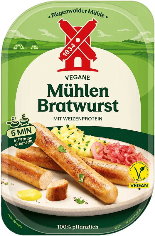 Rügenwalder Mühle Vegan Mühlen Bratwurst