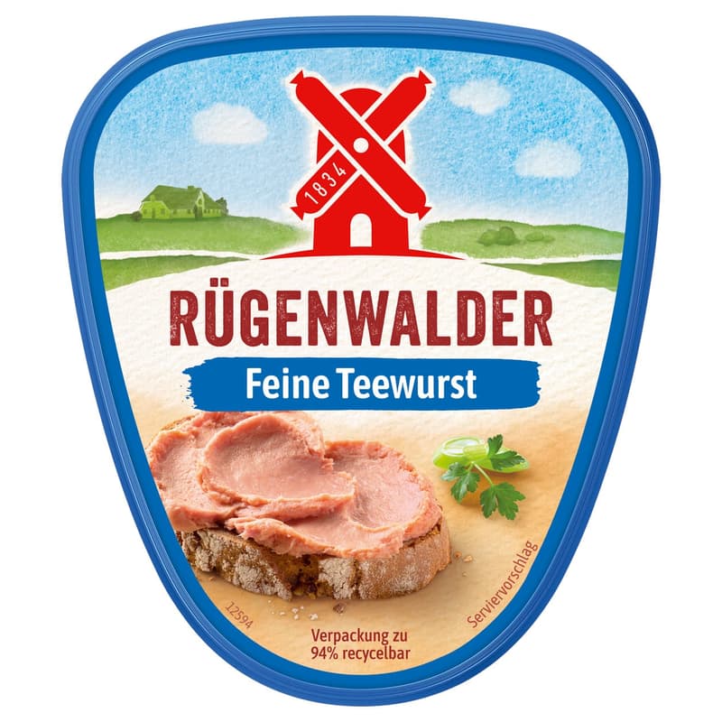 Rügenwalder Mühle Rügenwalder Teewurst fein