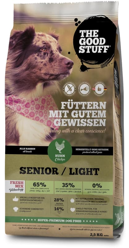 THE GOODSTUFF Chicken Senior & Adult light dry food