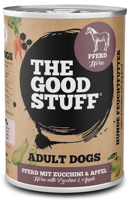 THE GOODSTUFF Horse & Zucchini Adult Wet Food