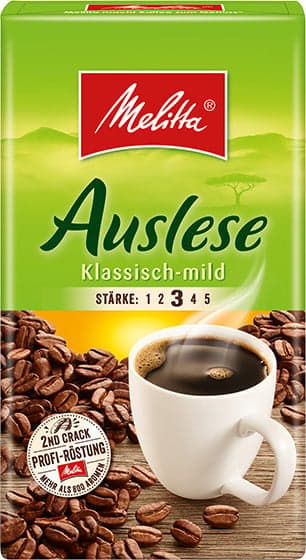 Melitta Auslese Filterkaffee klassisch mild