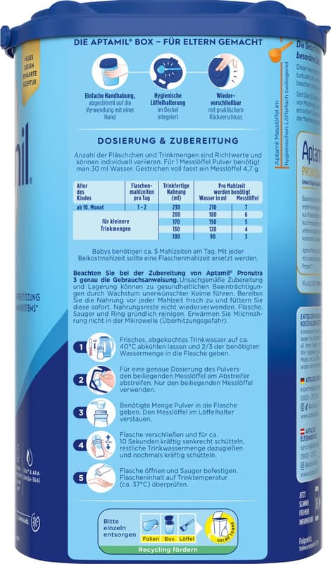Aptamil Pronutra-ADVANCE 3 Follow-on milk