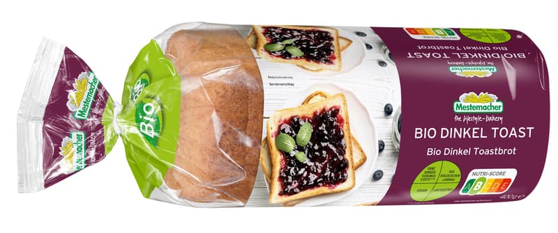 Mestemacher ORGANIC spelt toast bread