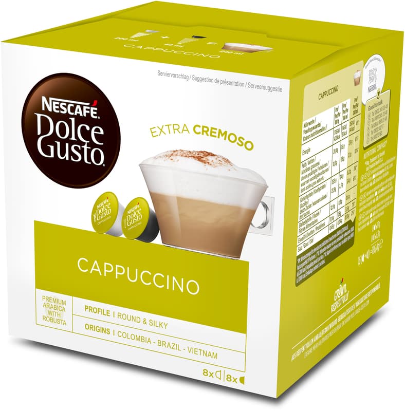 Nescafé Dolce Gusto Cappuccino 16 capsules