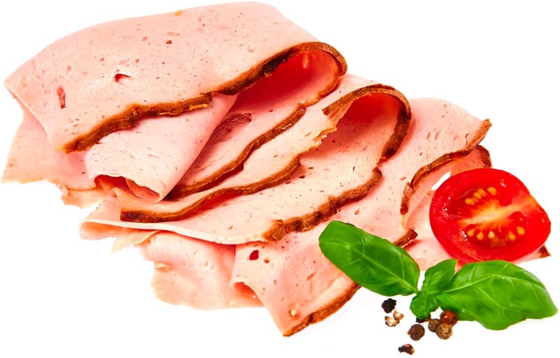 Butcher's shop Klobeck Munich liver cheese double baked & sliced