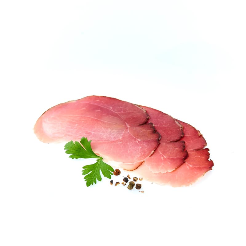 Butcher's shop Klobeck Lower Bavarian smoked meat sliced