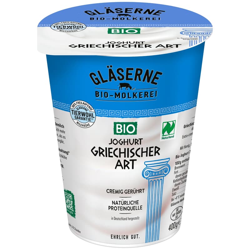 Gläserne Molkerei BIO Griechischer Joghurt 7,5%