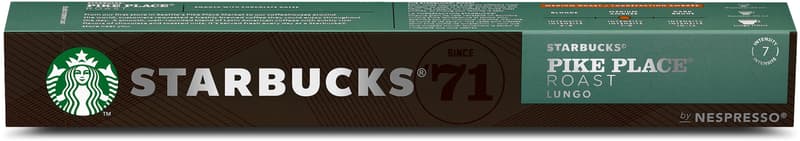 Starbucks Pike Place Roast Lungo by Nespresso 10 capsules
