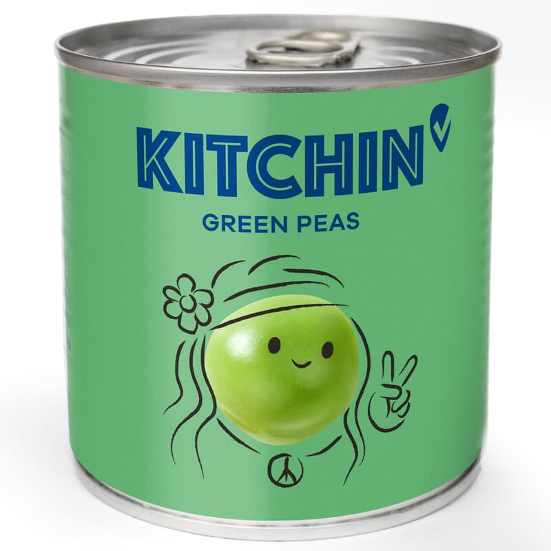 Kitchin green peas