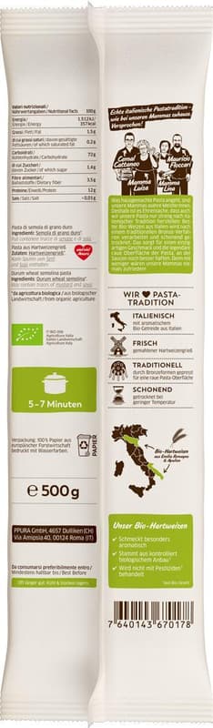 PPURA BIO Spaghettini