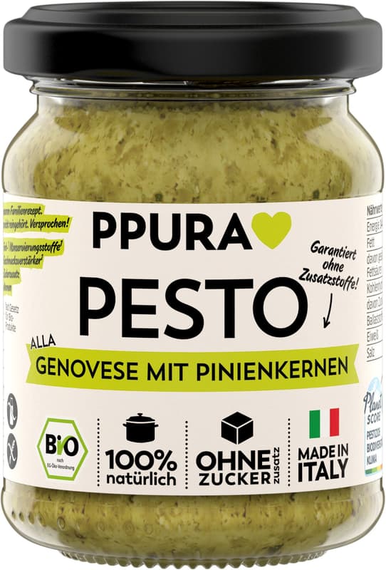 PPURA BIO Pesto alla Genovese mit Pinienkernen
