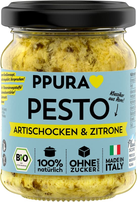 PPURA ORGANIC Pesto Artichokes, Parsley and Sicilian Lemon