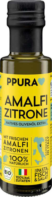 PPURA ORGANIC extra virgin olive & Amalfi lemon oil