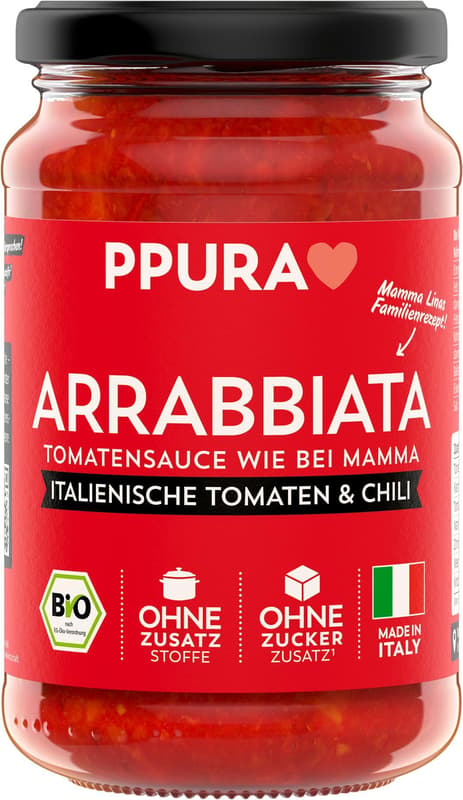 PPURA ORGANIC Arrabbiata Sauce
