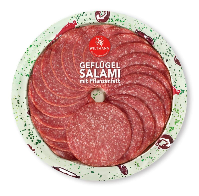 Wiltmann Geflügel Salami mit Pflanzenfett XXL