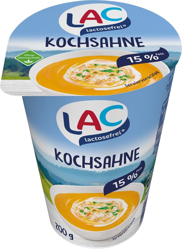 SWM LAC Cooking Cream 15% Fat, Lactose-free*, 10 x 200 g