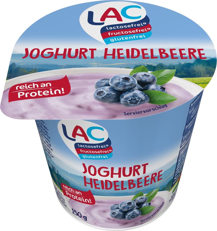 LAC Fruchtjoghurt Blaubeere laktosefrei