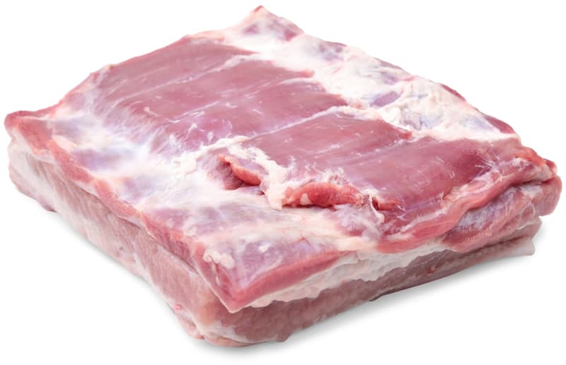 Thuringian Duroc pork belly boneless, with rind