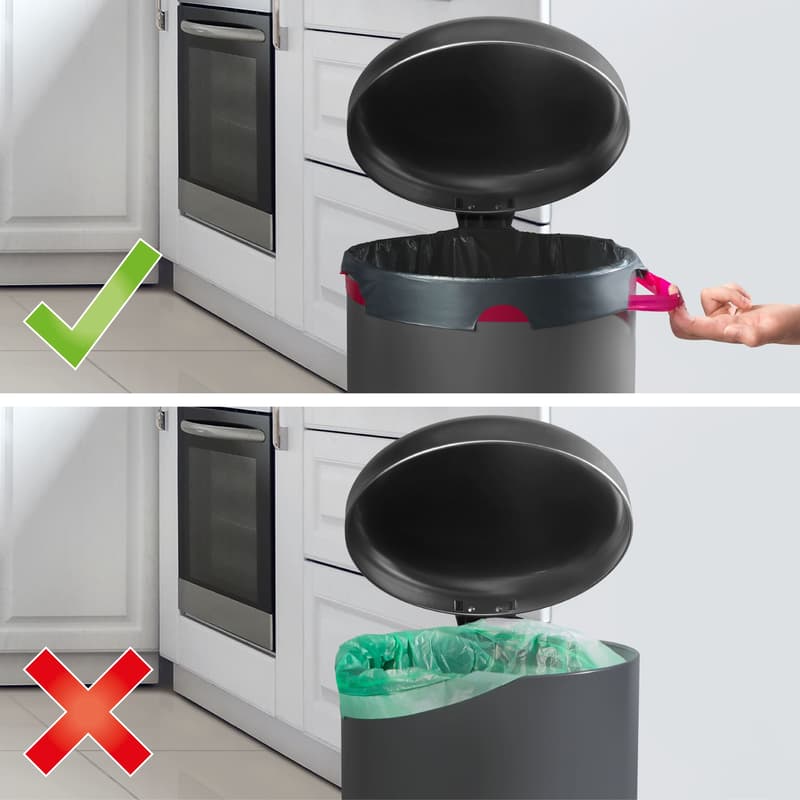 Swirl 35 litre fixing tape bin liner Tearproof & leakproof
