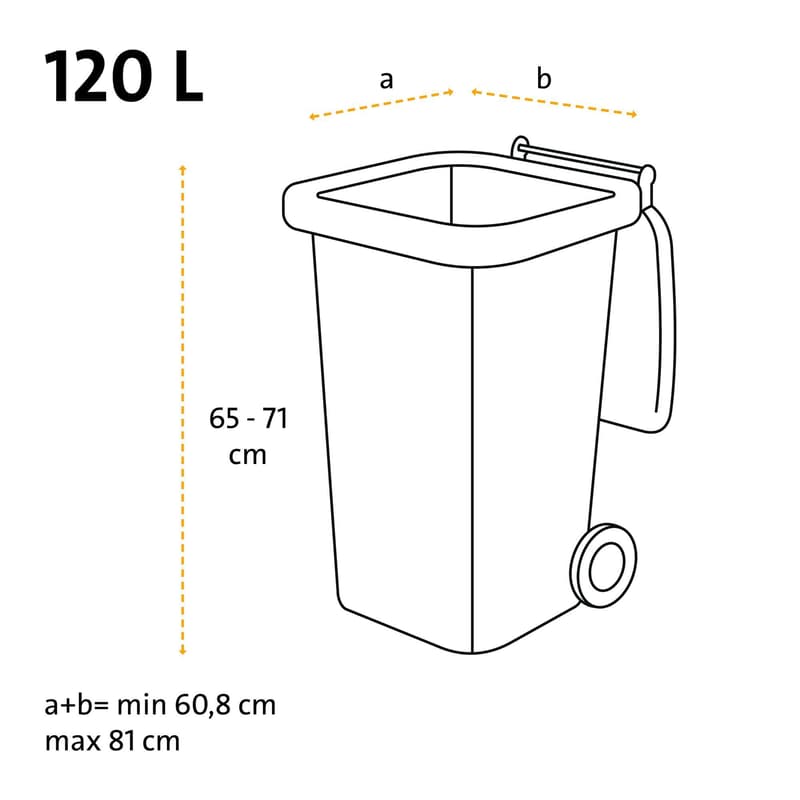 Swirl 120 l Schwerlast-Säcke Profi mit Zugband Reißfest & Dicht