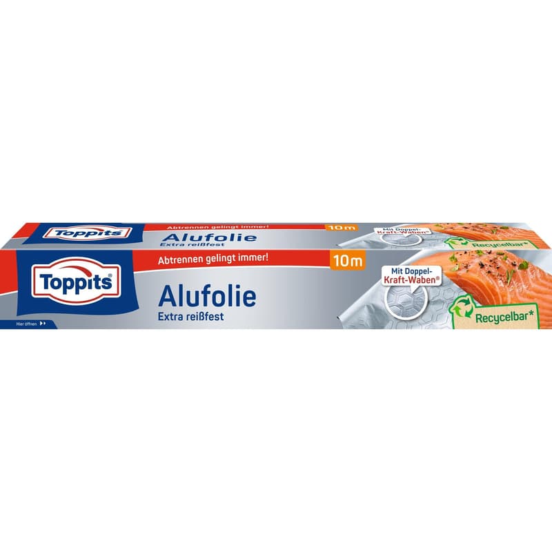 Toppits aluminium foil 10m carton