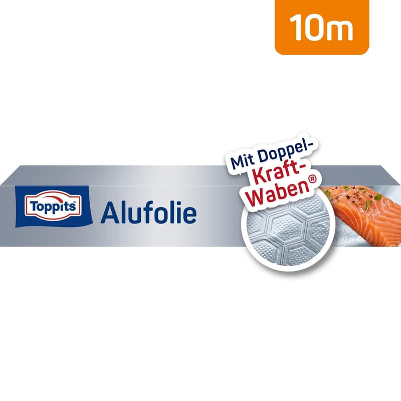 Toppits aluminium foil 10m carton