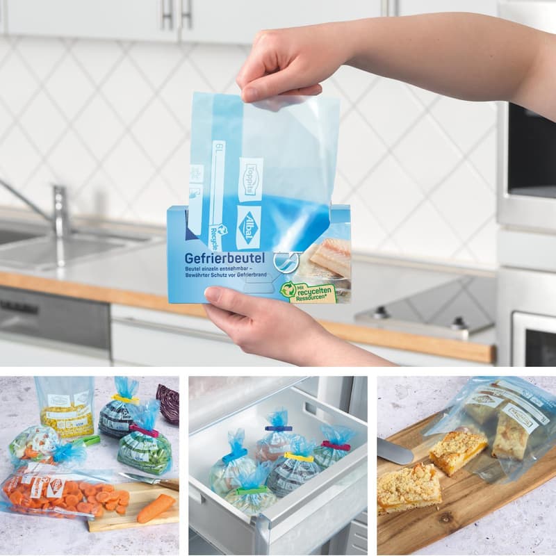 Toppits freezer bag stand-up 6L NP