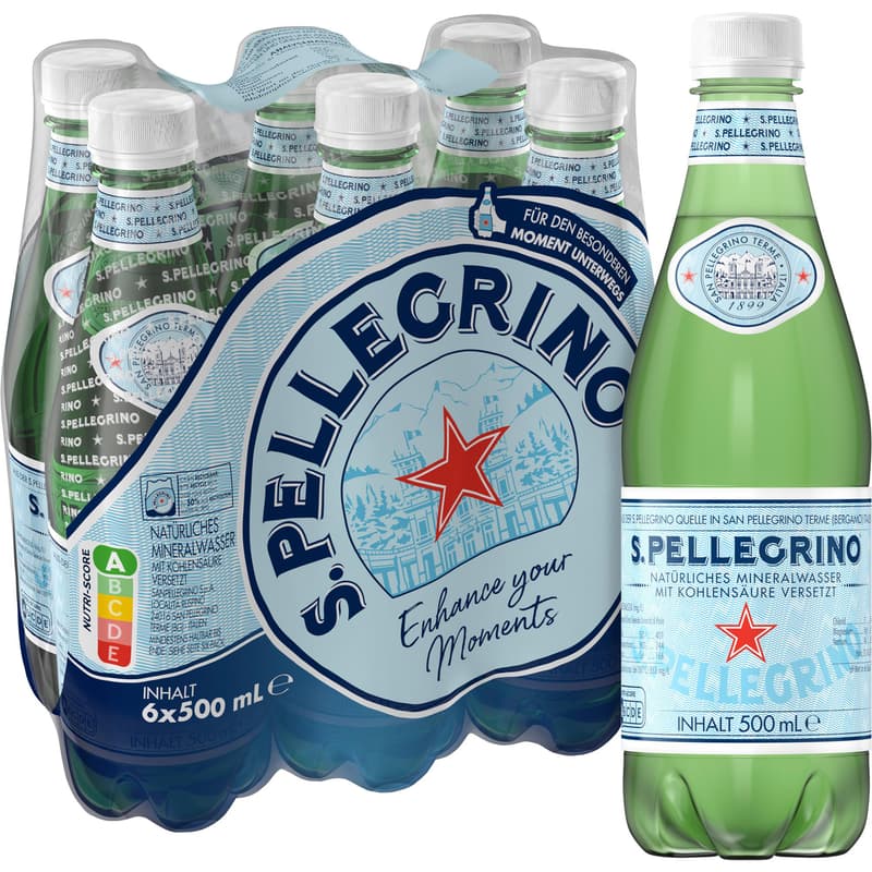S.Pellegrino 4x 6x 0,5l PET EW