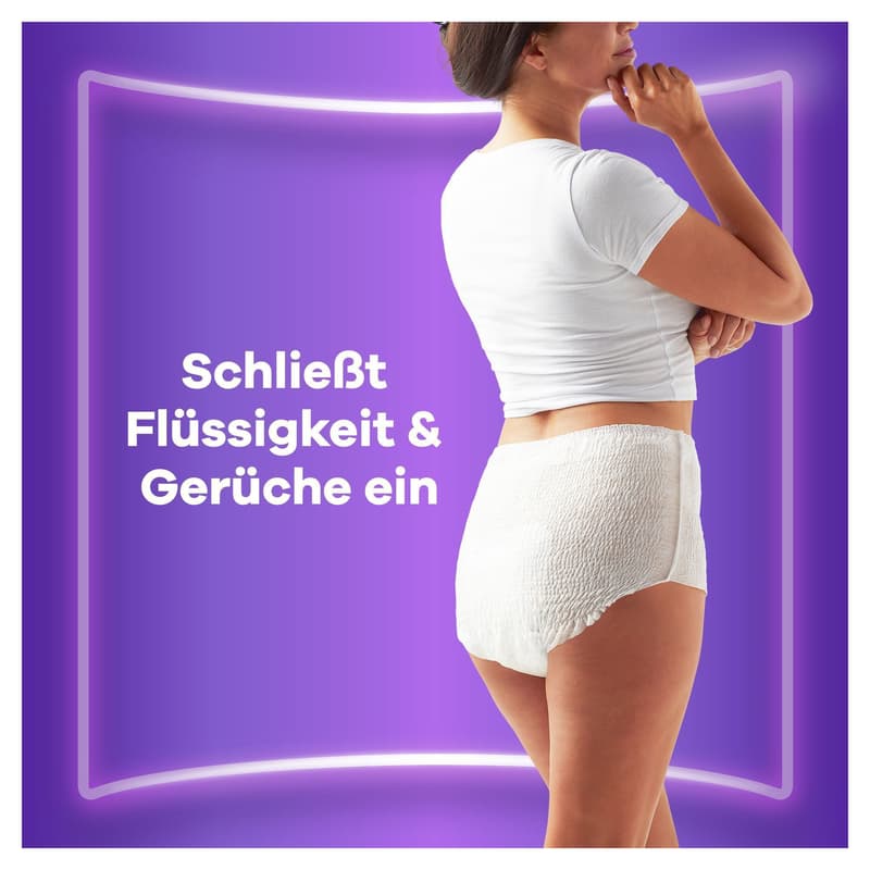 Always Discreet Incontinence Panties For Women, M, 10 pieces