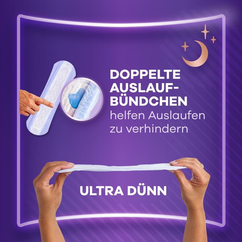 Always Discreet Inkontinenzeinlagen Für Frauen Ultimate Nacht 20 Stück