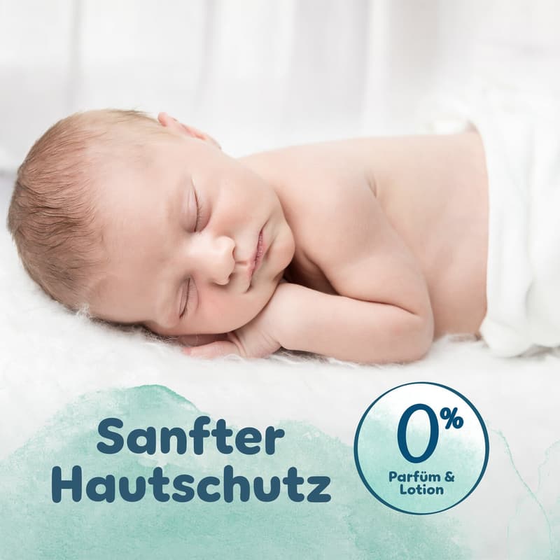 Pampers Harmonie Baby nappies size 2, 204 nappies, 4kg-8kg