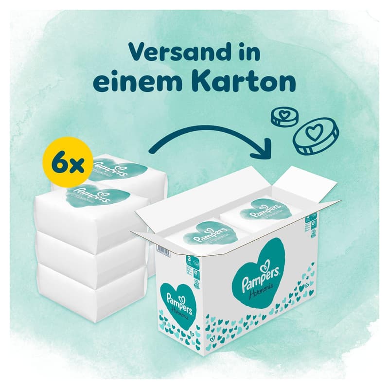 Pampers Harmonie Windeln Gr. 3, Monatsbox, 6kg-10kg
