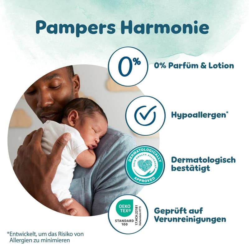 Pampers Harmonie Windeln Gr. 3, Monatsbox, 6kg-10kg