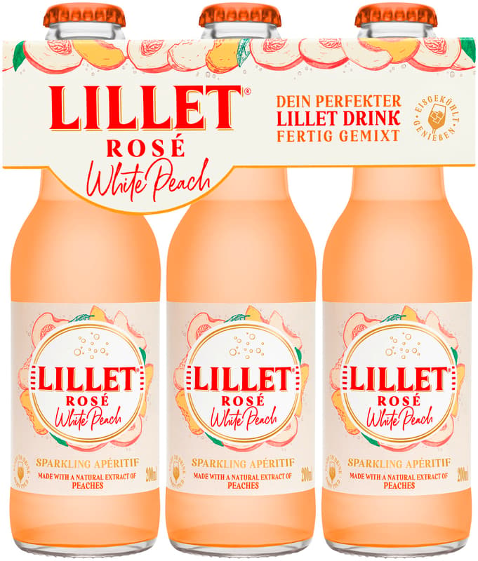 Lillet Rose White Peach 3x0,2l