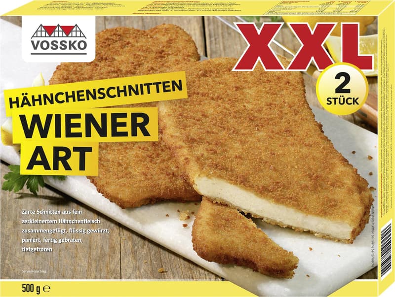 Vossko XXL Chicken Slices Viennese Style