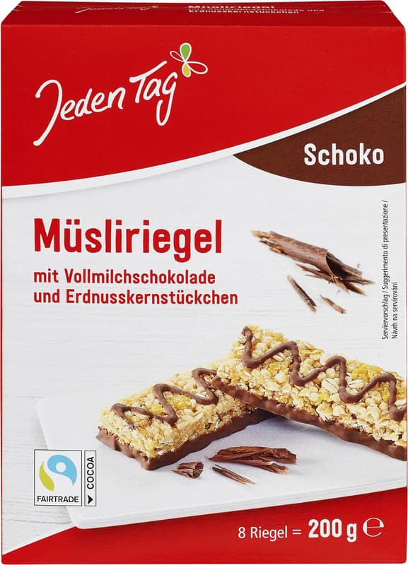 Every day chocolate muesli bars