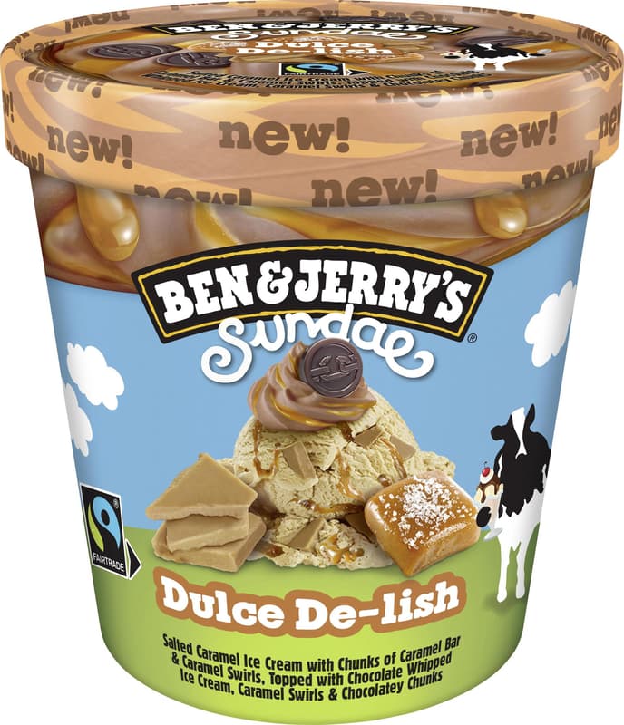 Ben & Jerrys Sundae Dulce De-lish