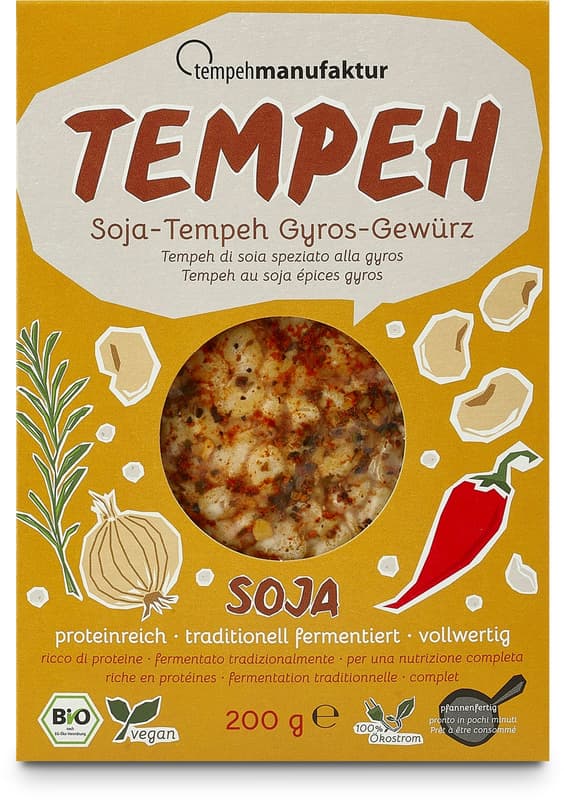 tempeh Manufaktur Organic Tempeh Gyros