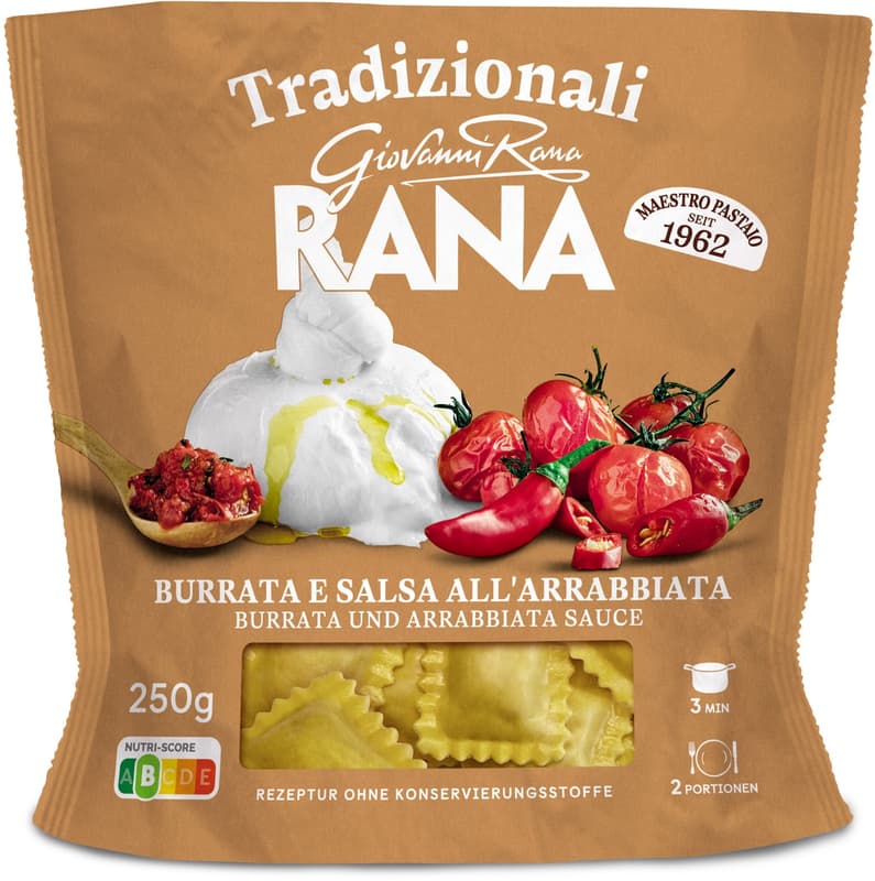RANA Ravioli Burrata and Arrabbiata Sauce