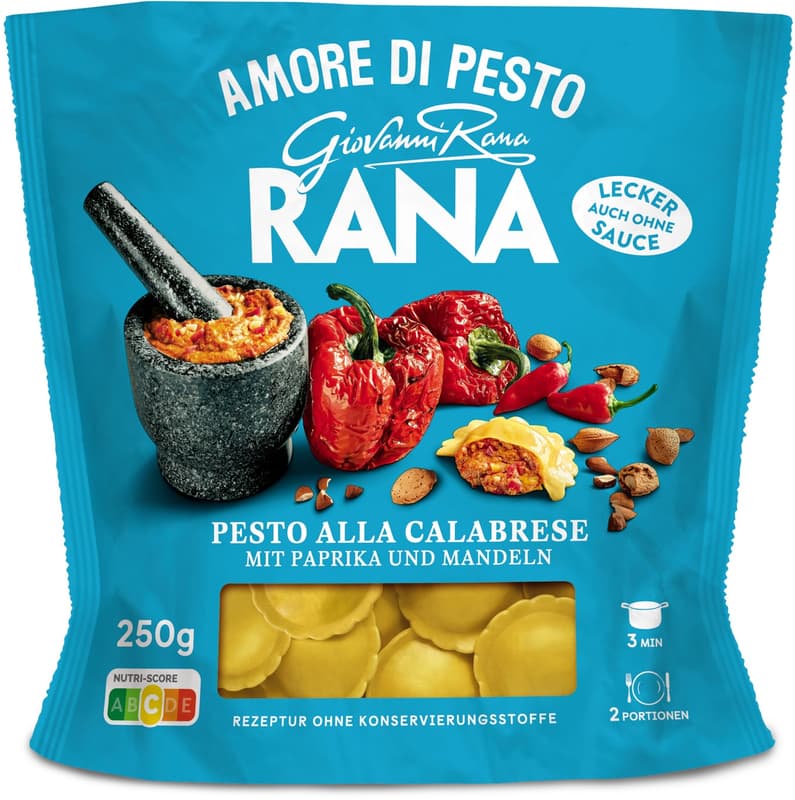 RANA Ravioli mit Paprika und Mandeln "Calabrese"