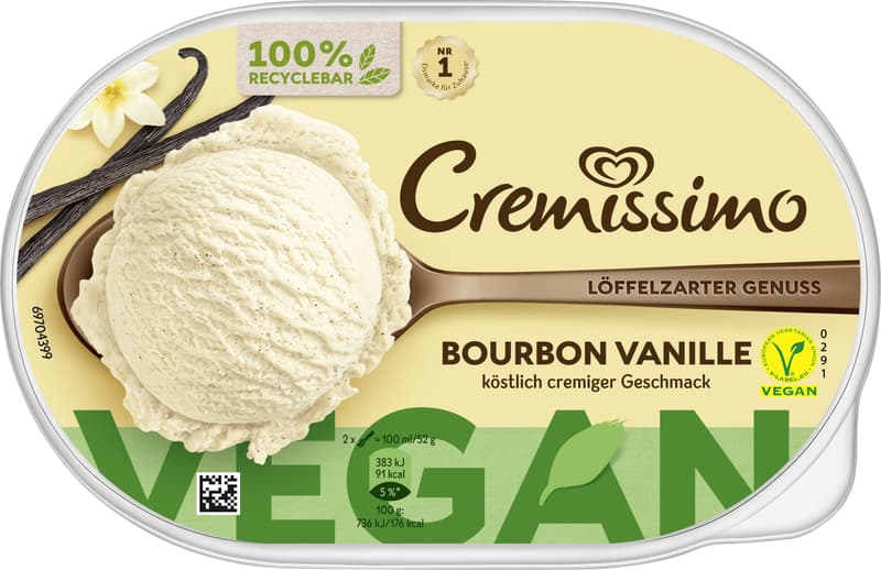 Cremissimo Bourbon Vanilla Vegan