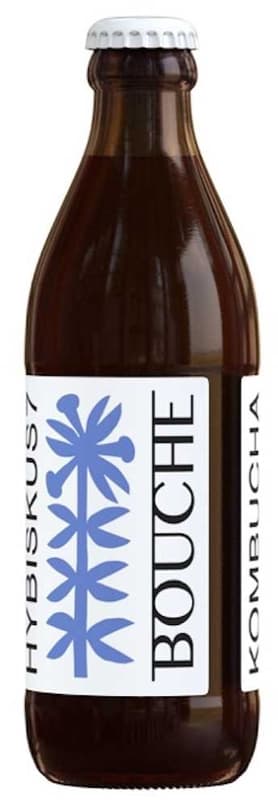 Bouche BIO Kombucha Hybiskus 7 (MEHRWEG)