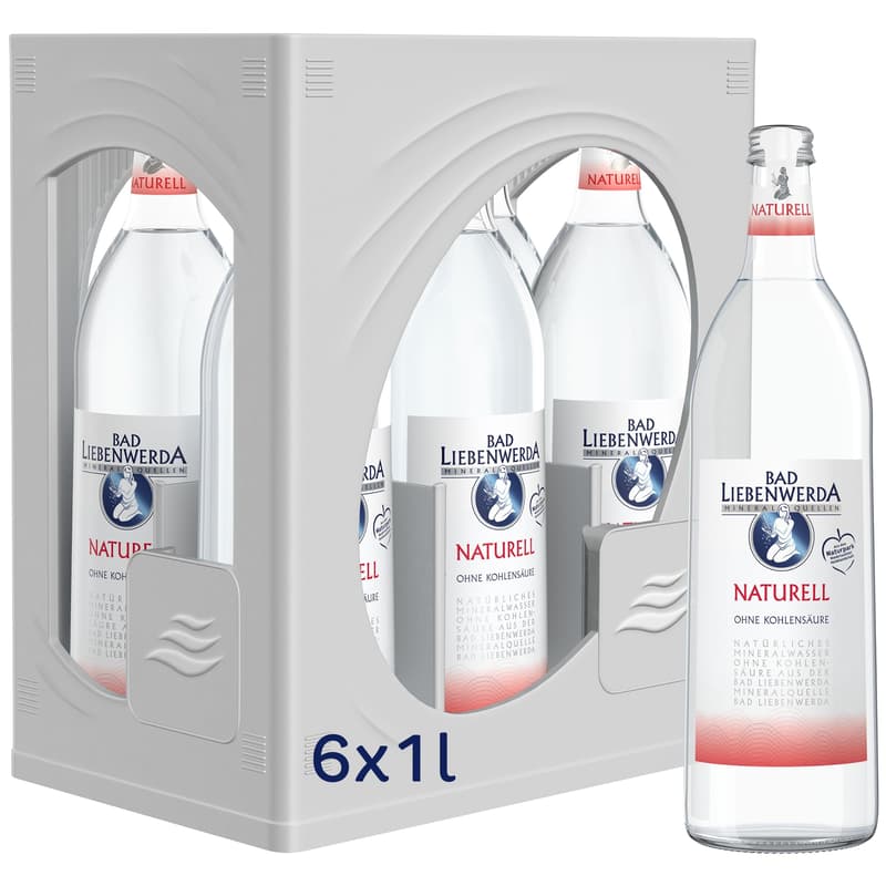 Bad Liebenwerda Naturell Individual 6x1l Glas (MEHRWEG)