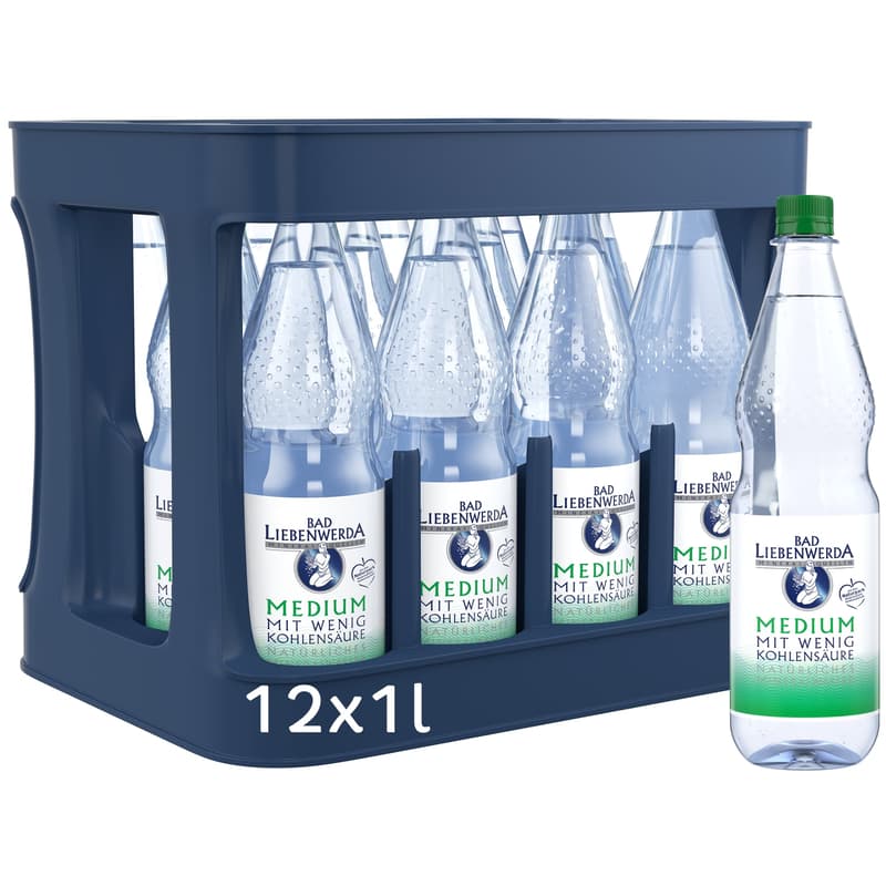 Bad Liebenwerda Medium 12x1l PET (MEHRWEG)